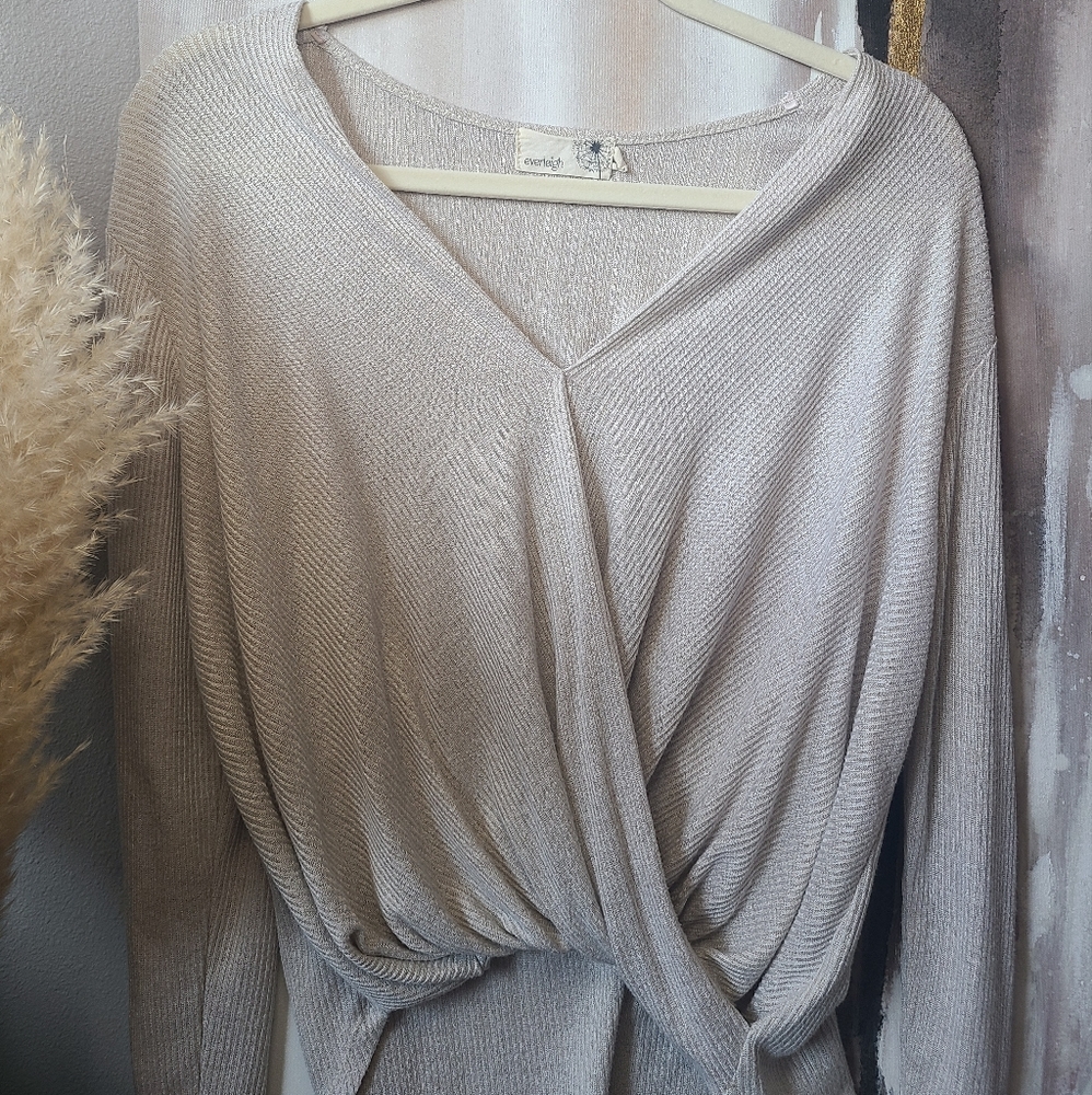 Lightweight cream blouse